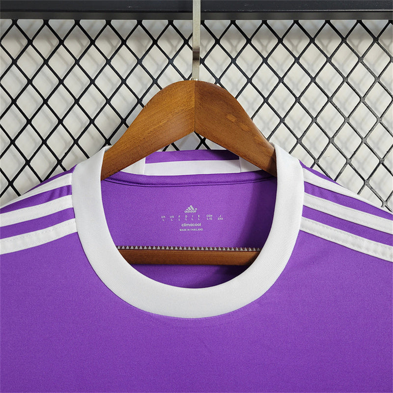 Real Madrid 2016-17 Purple Away Retro Long Sleeve Retro