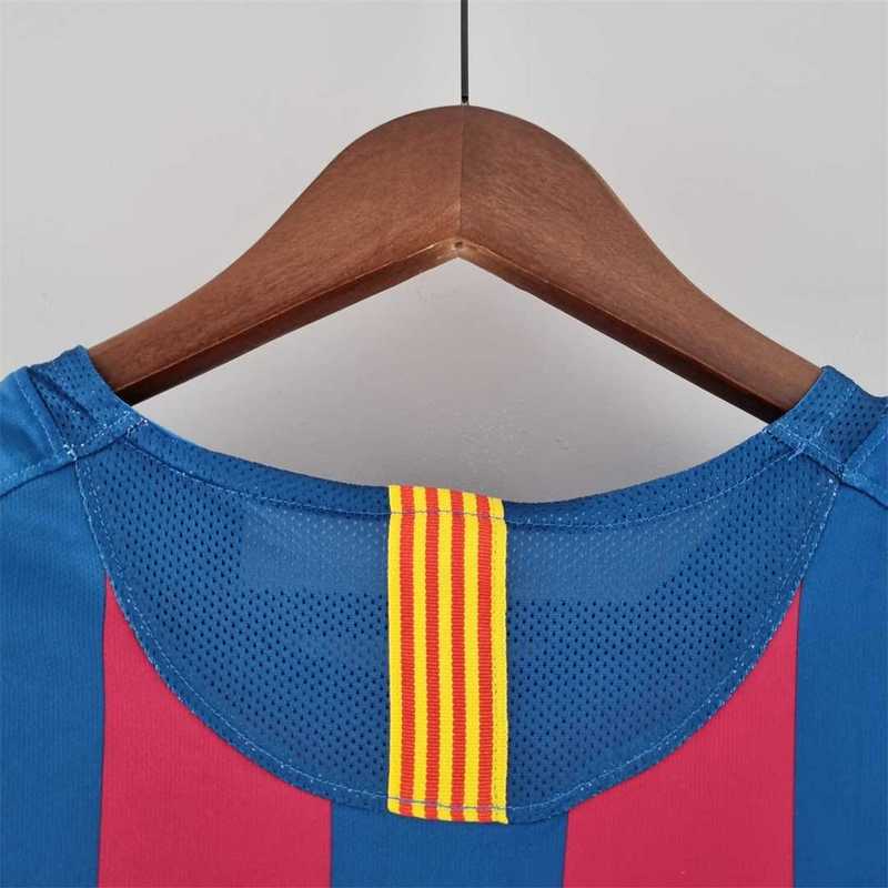 Barcelona 05-06 Long Sleeve Home Retro Kit