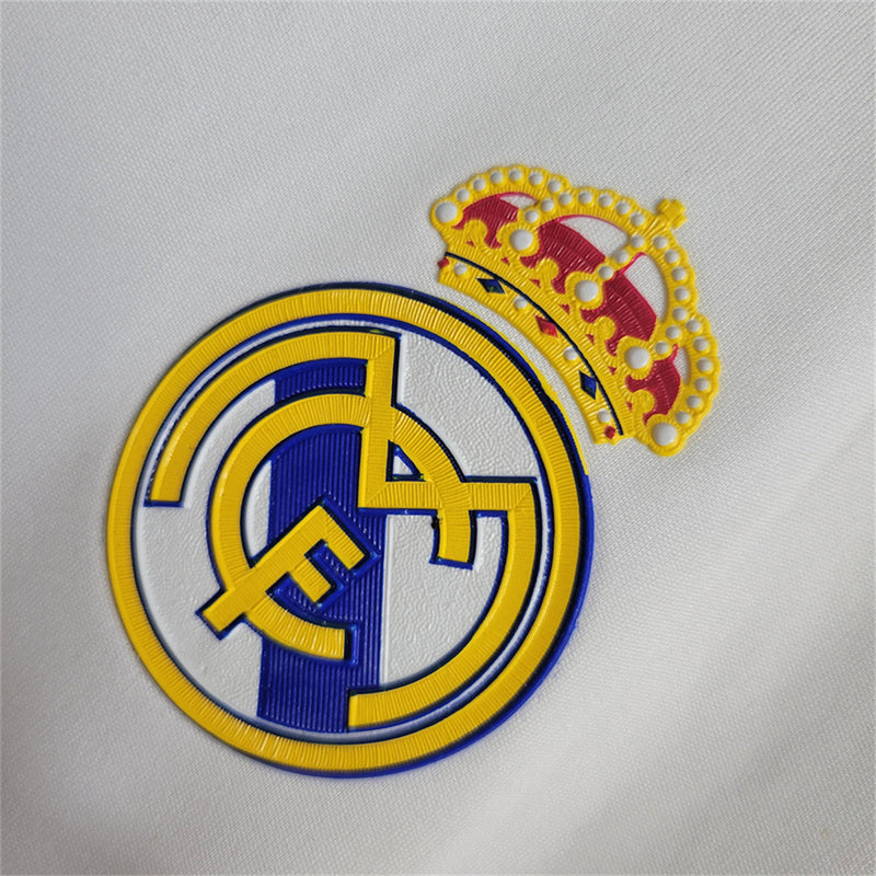 Real Madrid 2011-12 Home Retro Long Sleeve