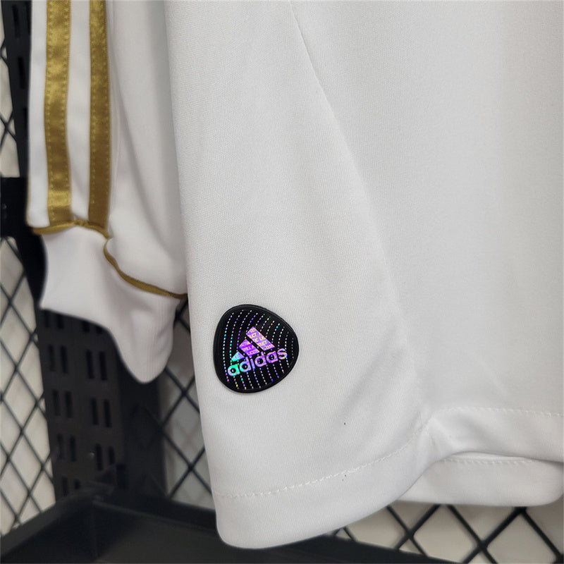 Real Madrid 2011-12 Home Retro Long Sleeve