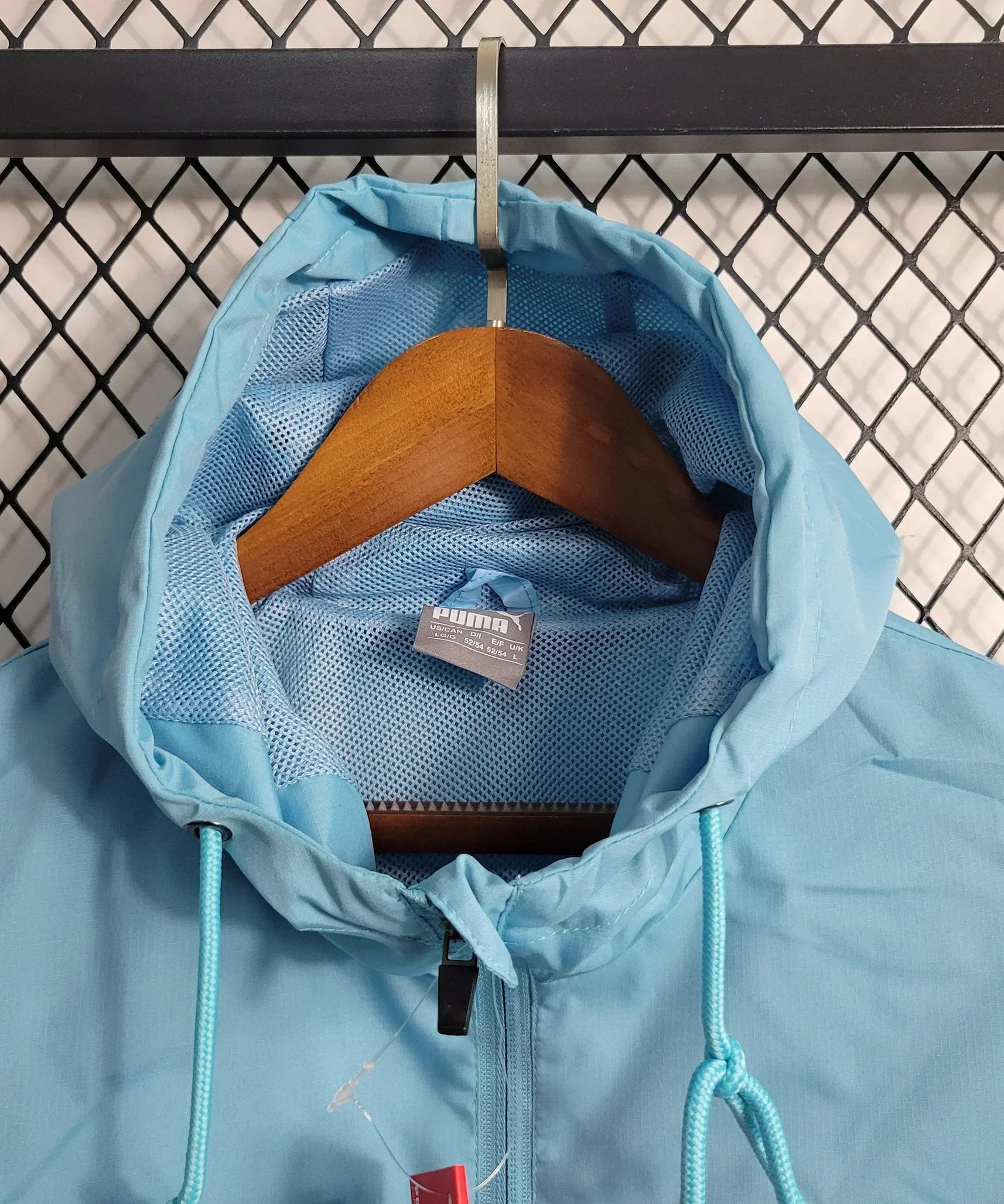 Manchester City Windbreaker Jacket 23/24 - Blue and White