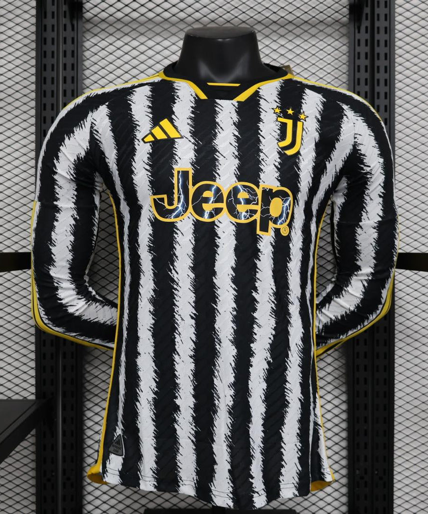 Juventus 2023-2024 Long Sleeve Home Kit