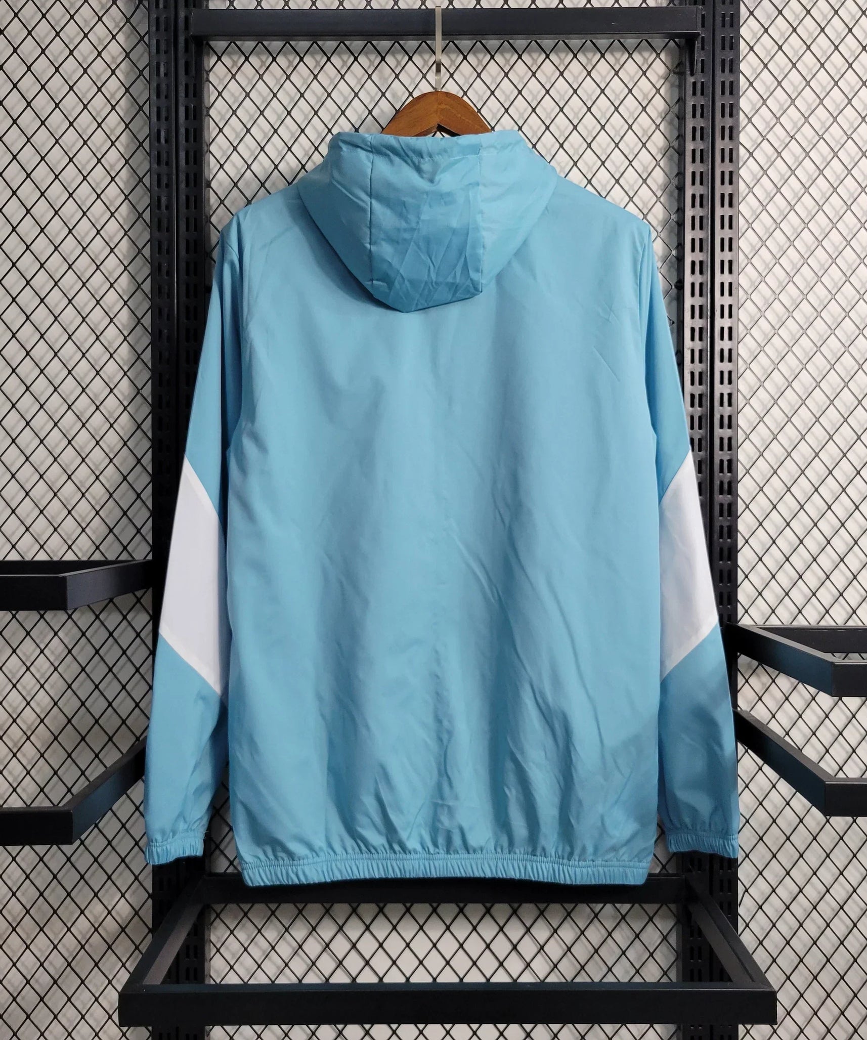 Manchester City Windbreaker Jacket 23/24 - Blue and White