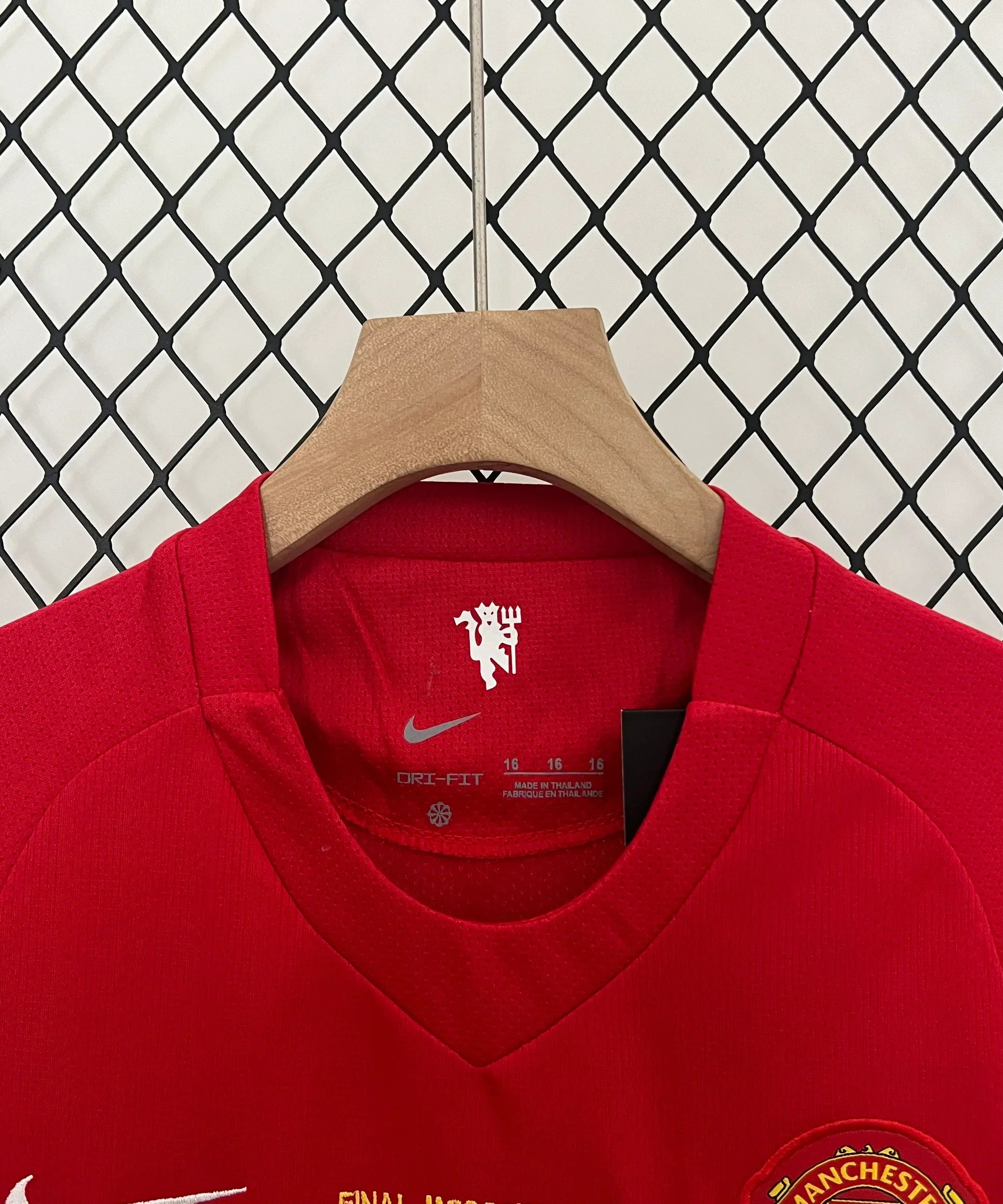 Manchester United 07/08 Champions League Home Jersey Kids