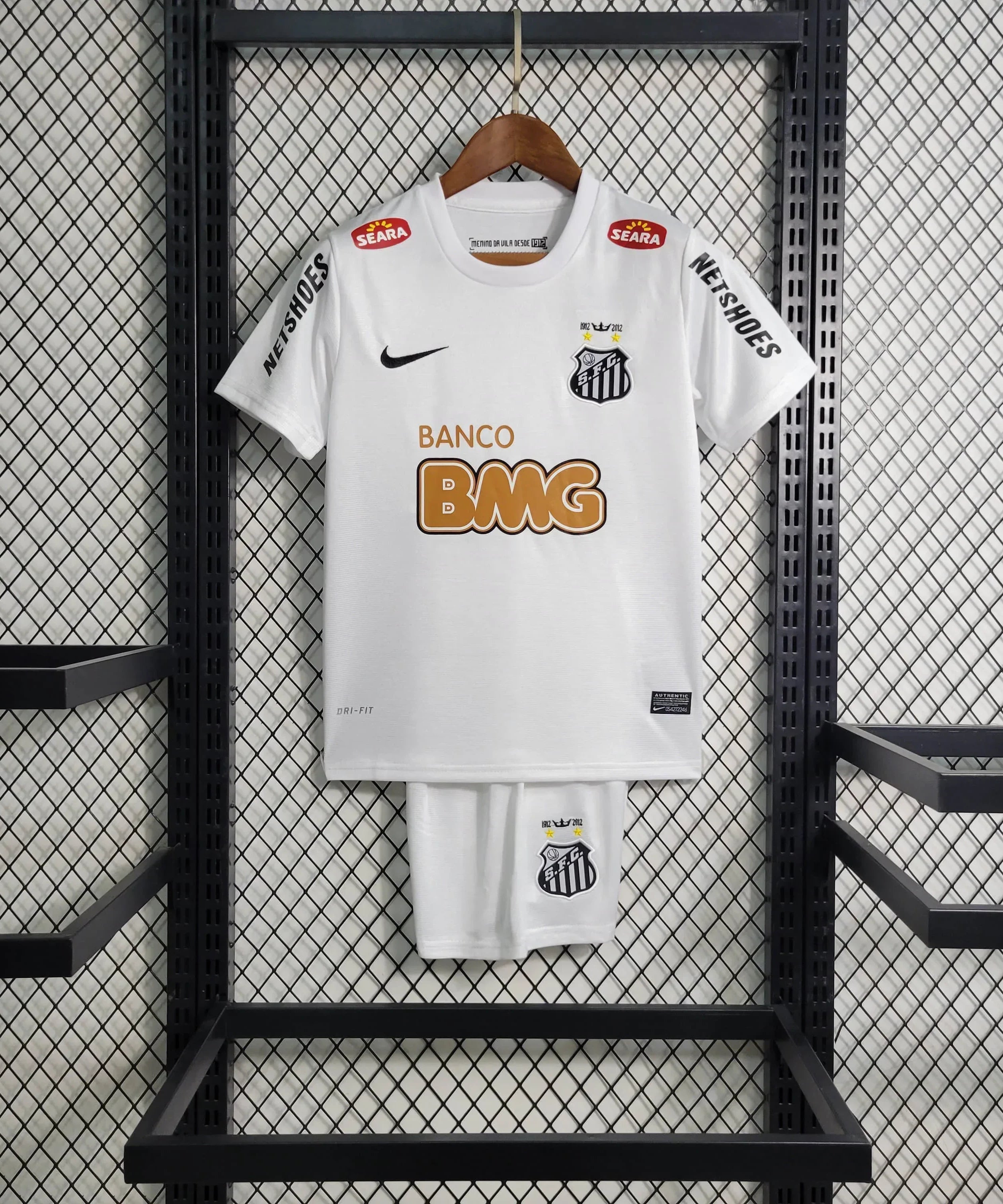 Santos 11/12 Home Retro Jersey Kids
