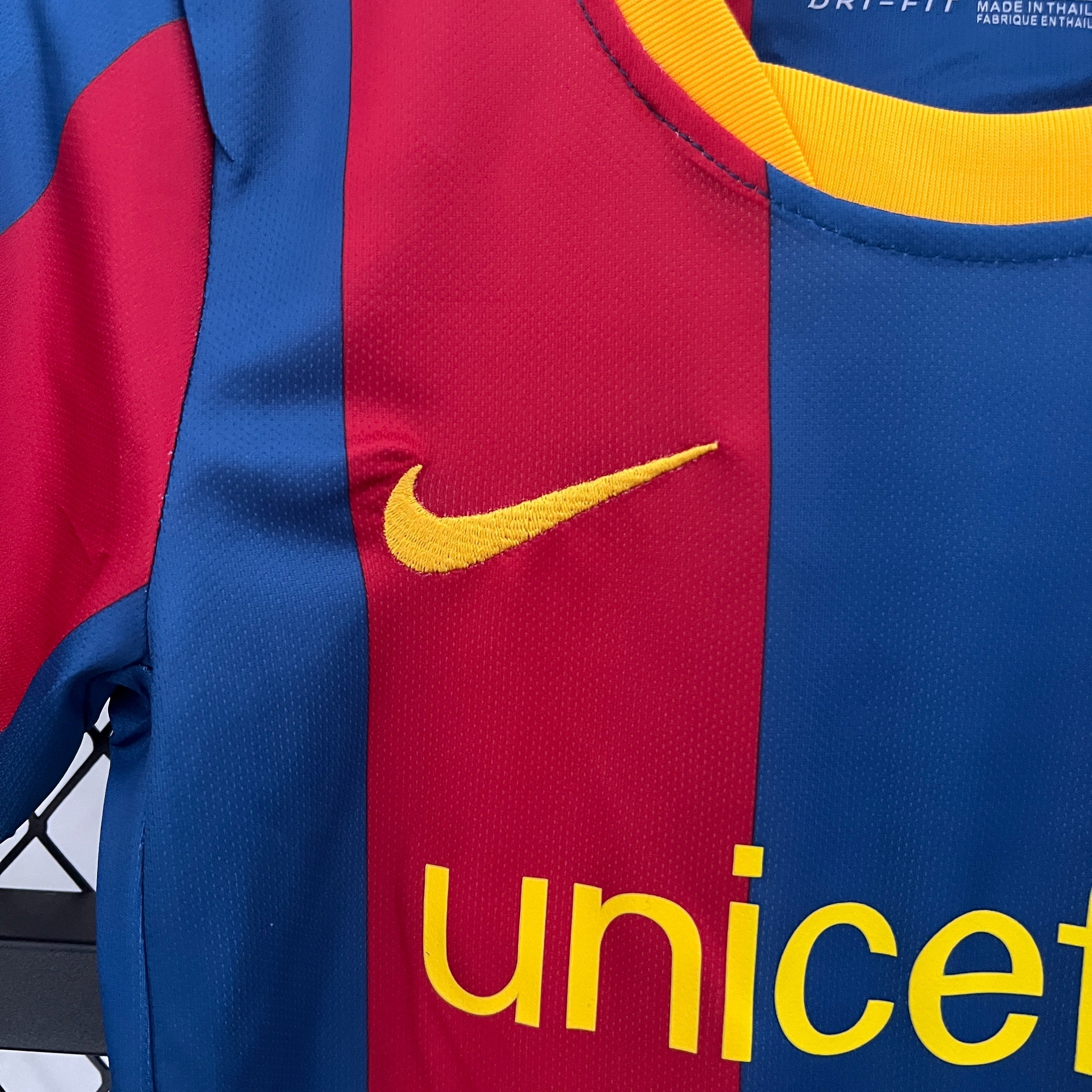 Barcelona 10-11 Home Retro Kids kit