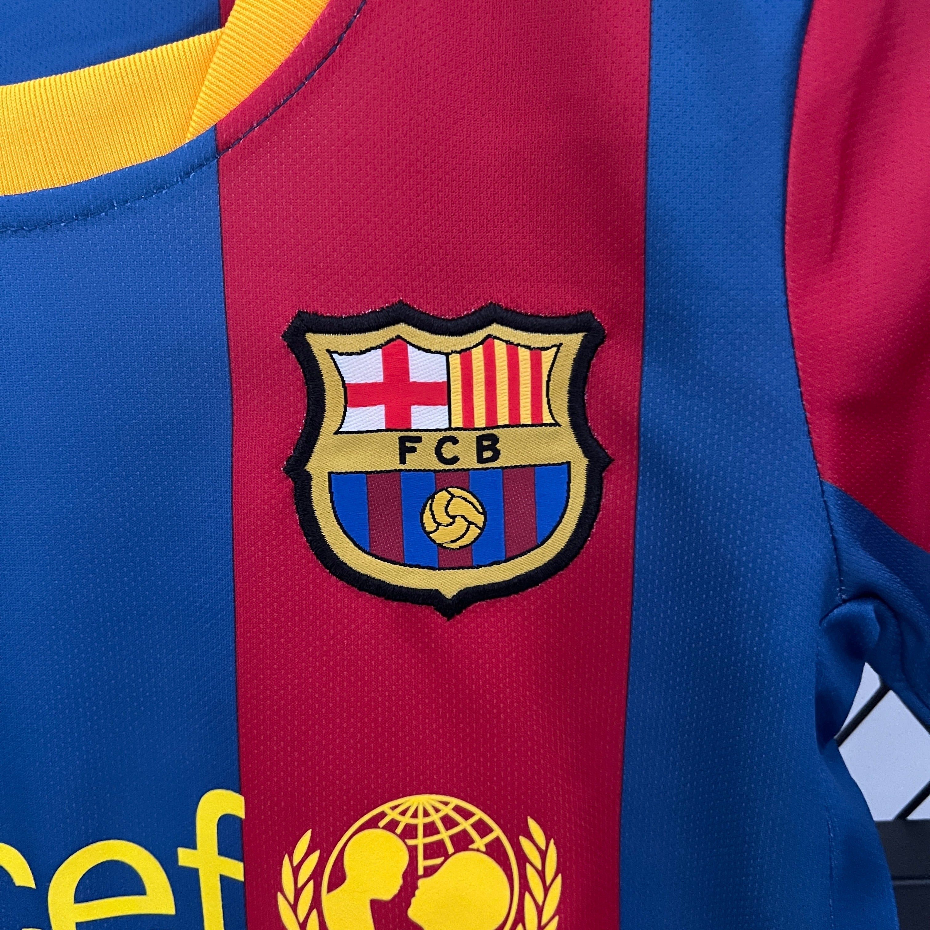 Barcelona 10-11 Home Retro Kids kit