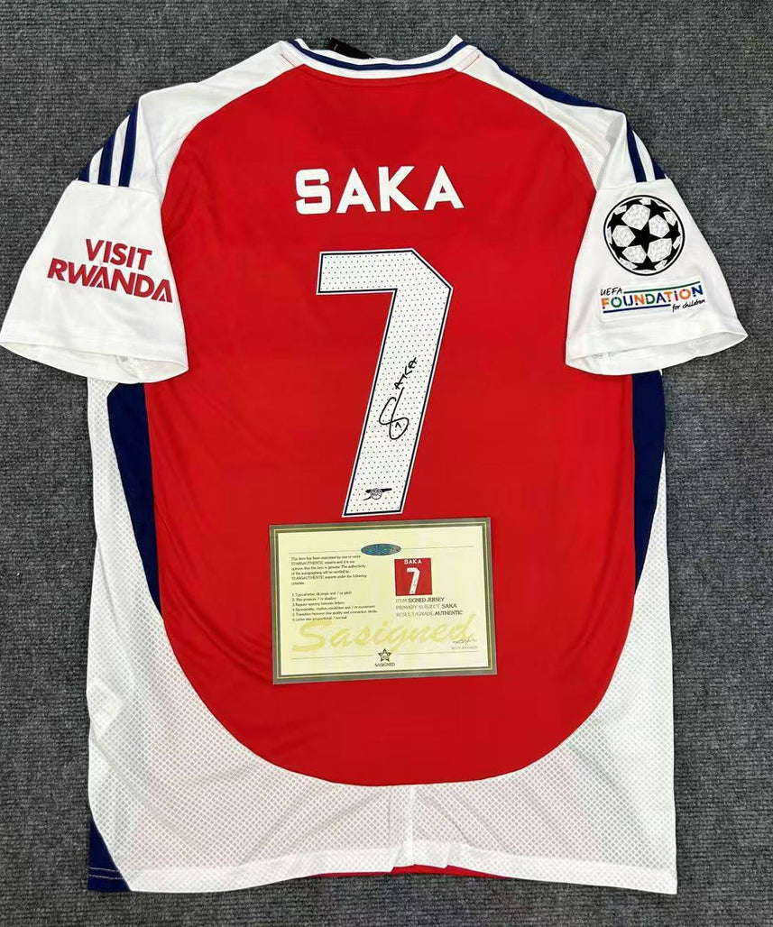 Arsenal "Saka" Signed Shirt
