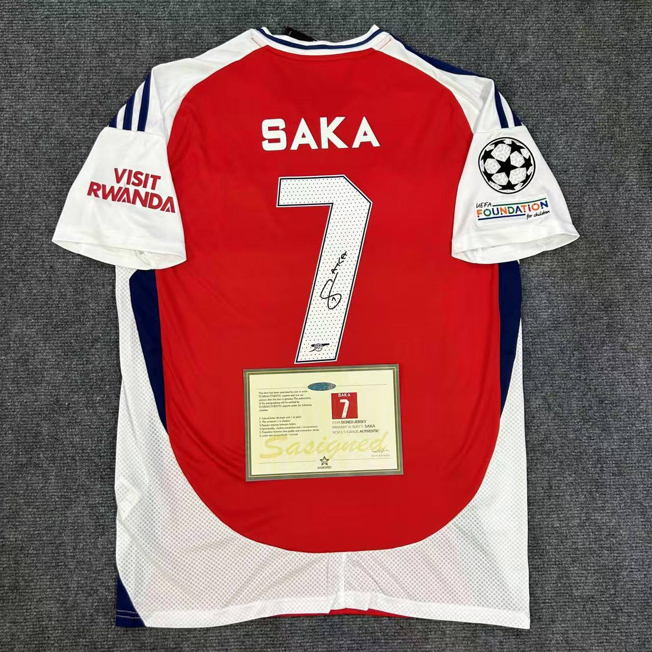 Arsenal "Saka" Signed Shirt