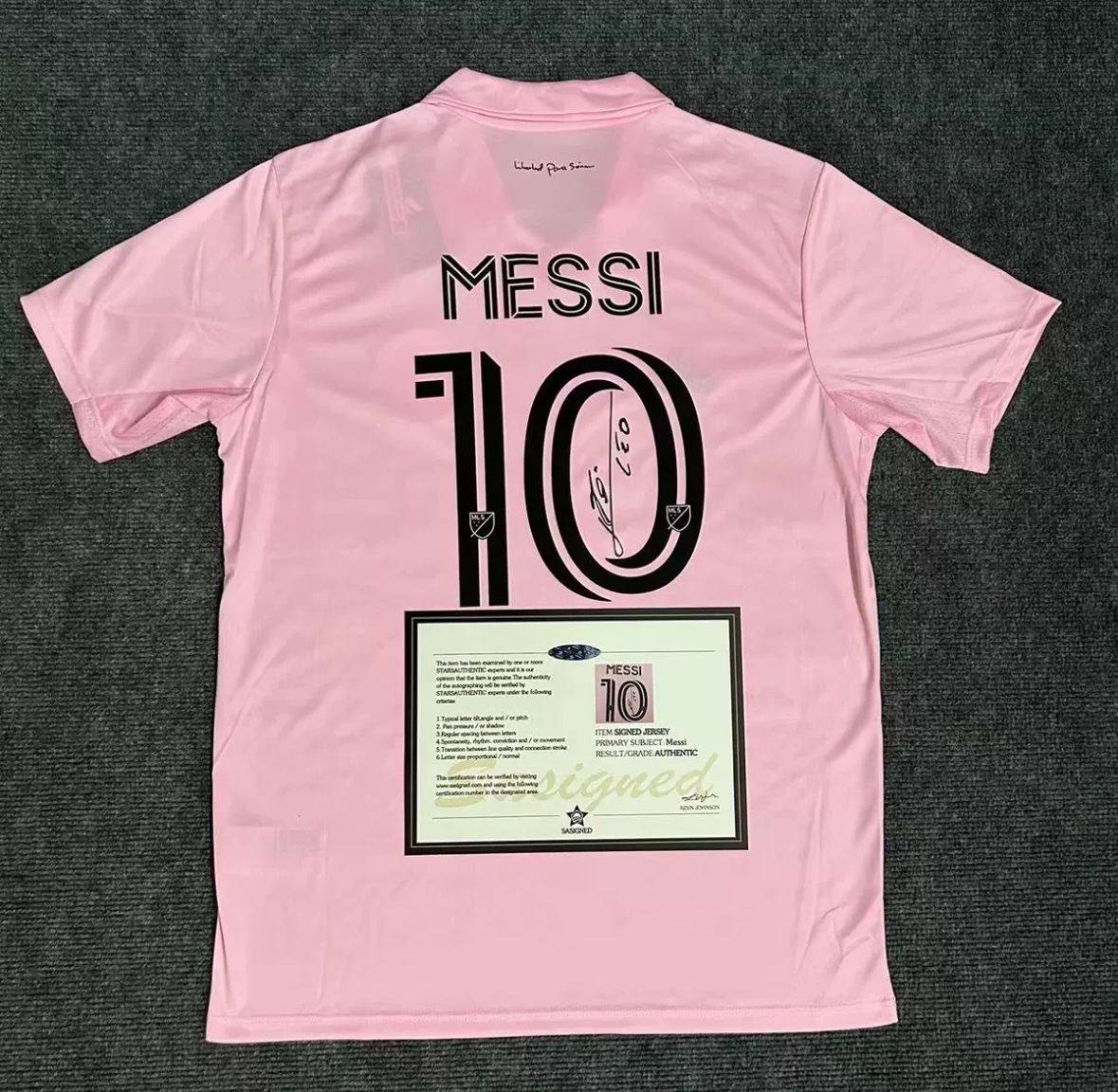 Inter Milan "Messi" Signed Shirt