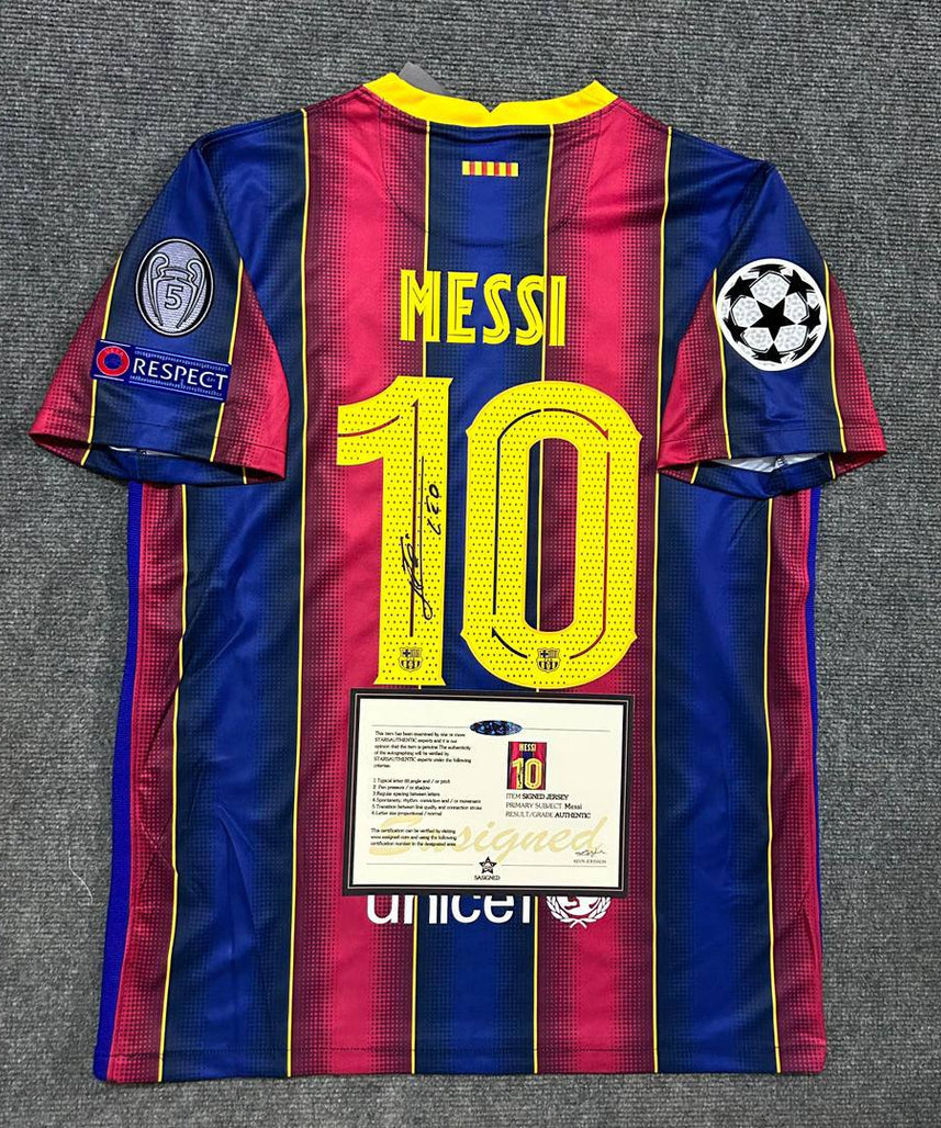 FC Barcelona "Messi" Signed Shirt II