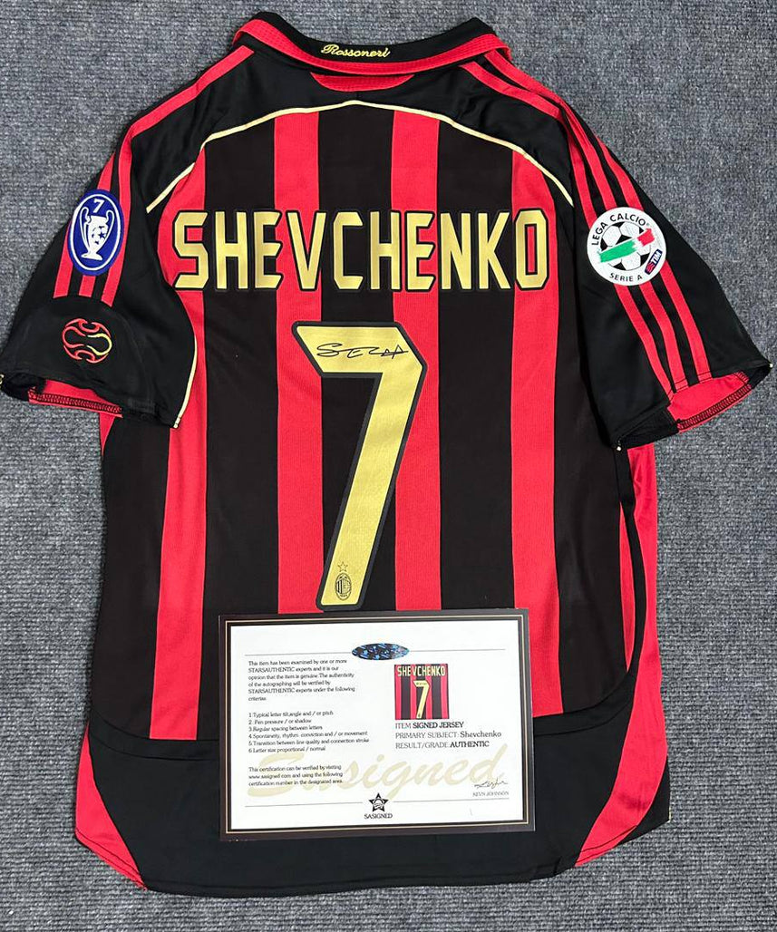 AC Milan "Shevchenko" Signed Shirt