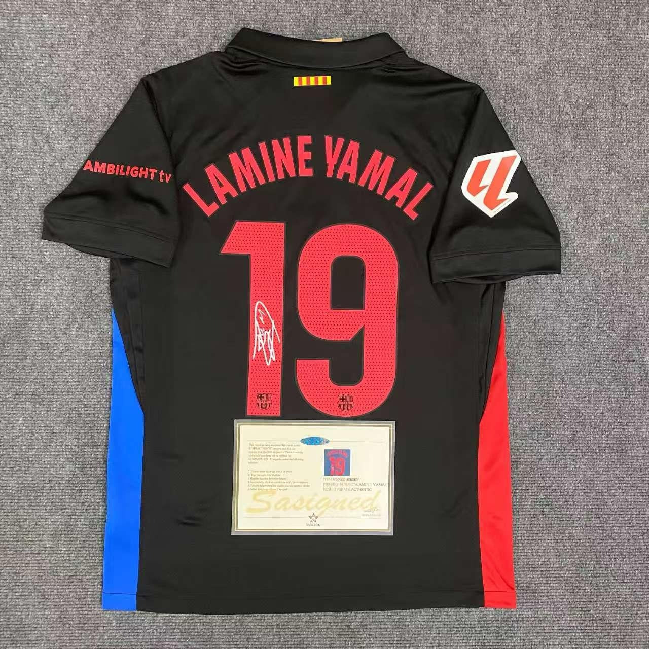 Barcelona Lamine Yamal Jersey | Signed Shirt | Malgane