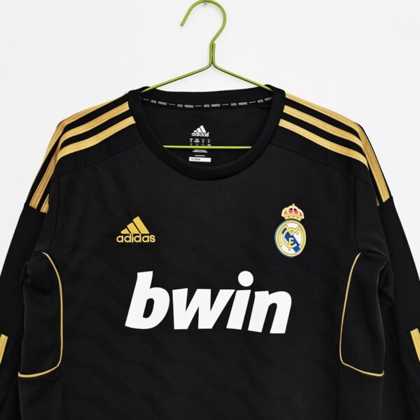 Real Madrid 2012-2013 Long Sleeve Away Kit Retro