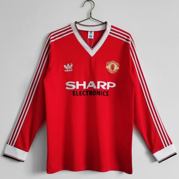 Manchester United 1986-1987 Long Sleeve Home Kit