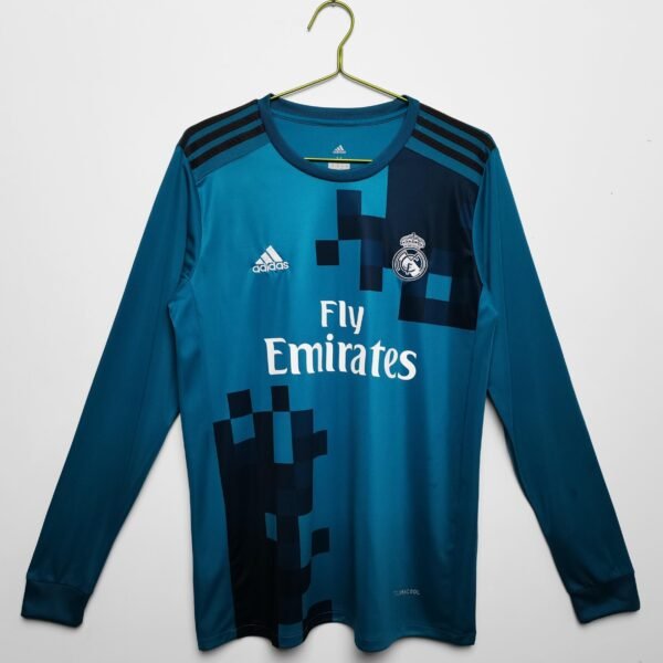 Real Madrid 2017-2018 Long Sleeve Away Kit