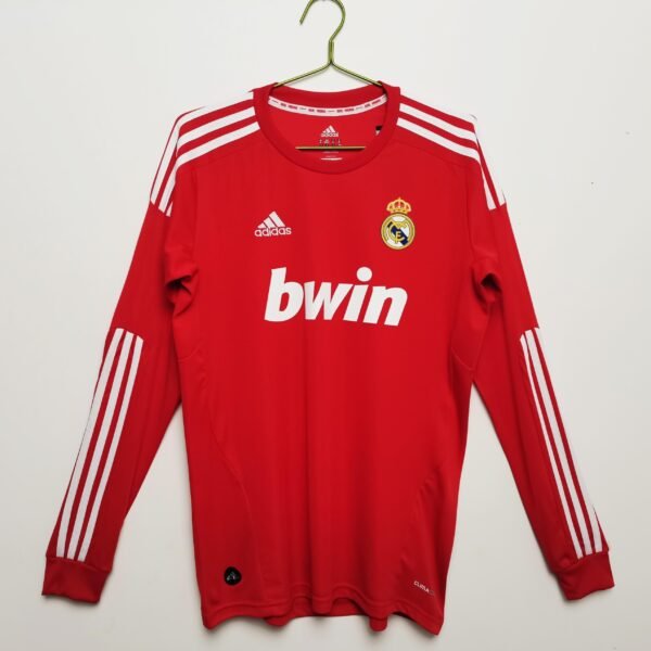 Real Madrid 2011-2012 Long Sleeve Away Kit Retro