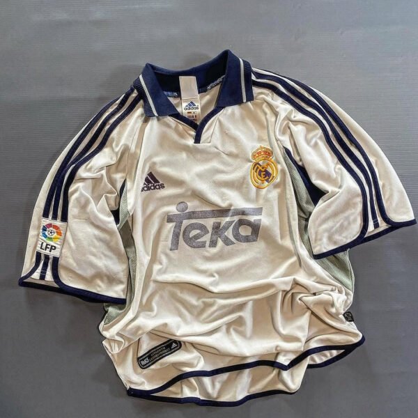 Real Madrid Retro Jersey | 2000-2001 Home Retro | Malgane