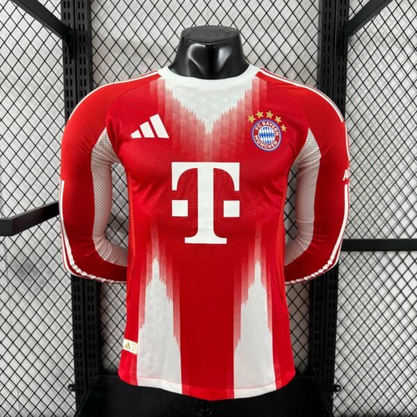 Bayern Munchen 2025-2026 Long Sleeve Home Kit