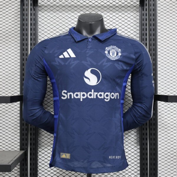 Manchester United 2024-2025 Away Kit Manga Larga
