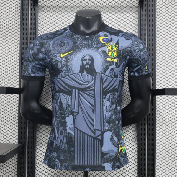 Brazil Football Jersey | Blue Jesus Special Kit | Malgane
