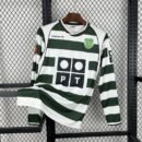 Sporting Lisbon 2001-03 Home Retro Long Sleeve