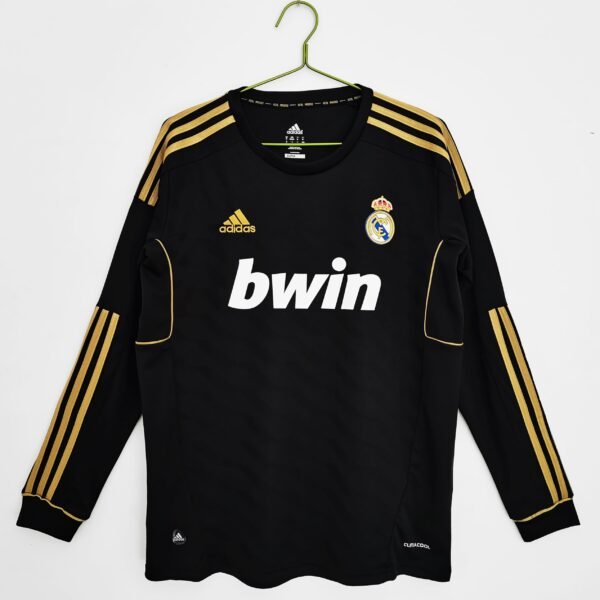 Real Madrid 2012-2013 Long Sleeve Away Kit Retro