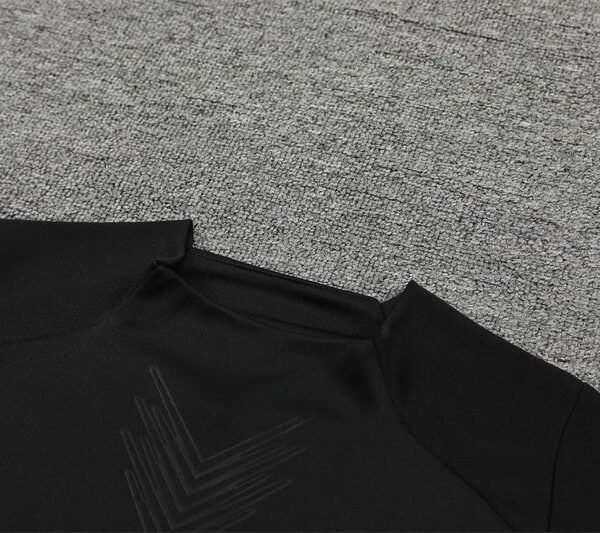 Real Madrid Black and Gold Tracksuit