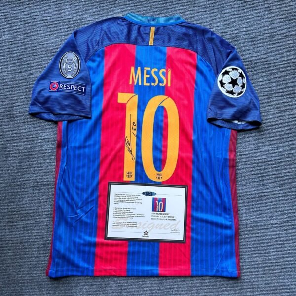 FC Barcelona "Messi" Signed Shirt