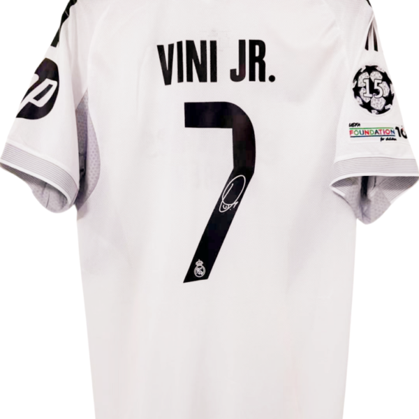 Vinicius Real Madrid 25-26 Signed Jersey