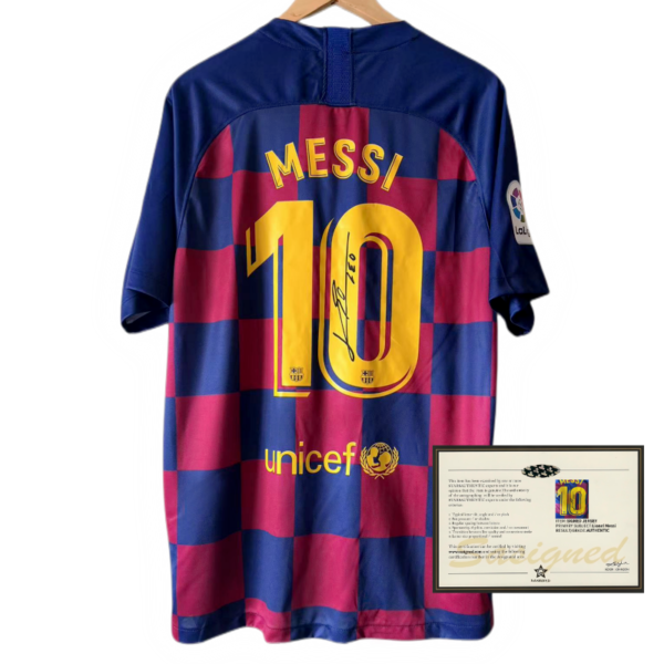 Messi FC Barcelona 19-20 Signed Jersey