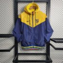 Barcelona 23-24 Windbreaker Royal Blue Yellow