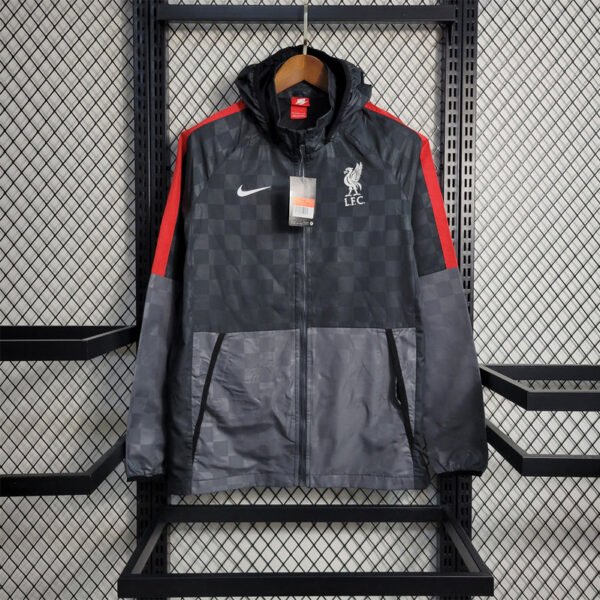 Liverpool 23-24  Black & Gray Windbreaker