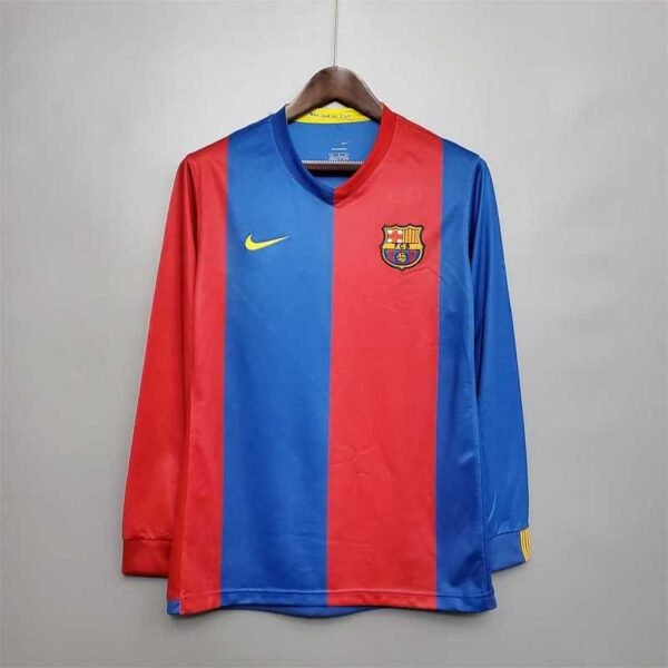 Barcelona 06-07 Long Sleeve Home Retro Kit