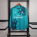 Real Madrid 2017-18 Third Away Retro Long sleeve