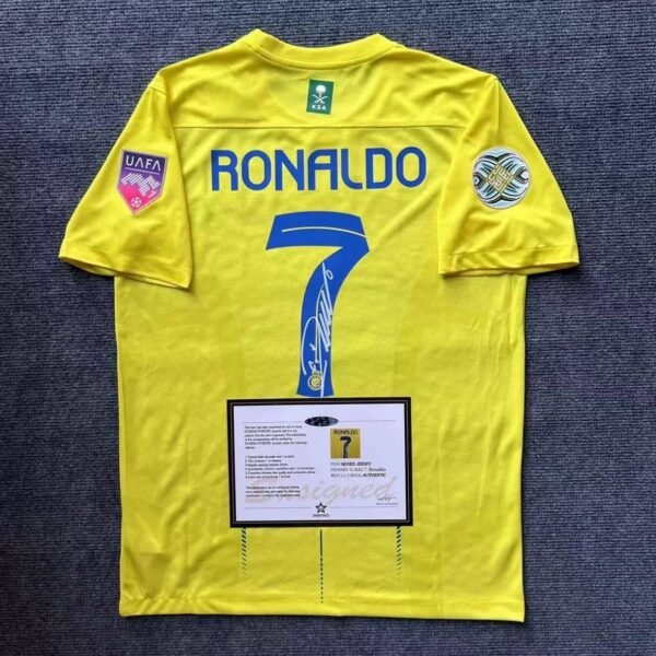 Al Nassr "Ronaldo" Signed Shirt III