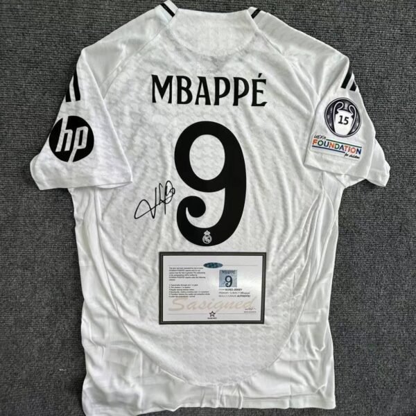 Real Madrid "Mbappe" Signed Shirt