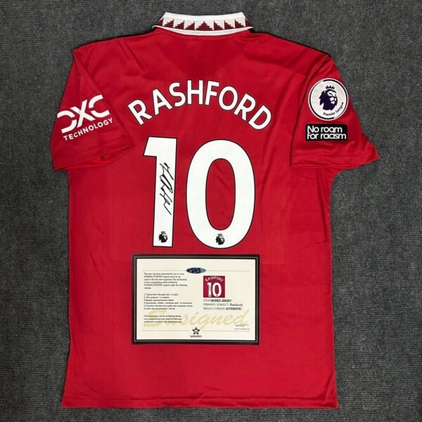 Manchester United Signed Shirt | "Rashford" Signed Shirt | Malgane