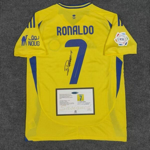 AL Nassr "Ronaldo" Signed Shirt